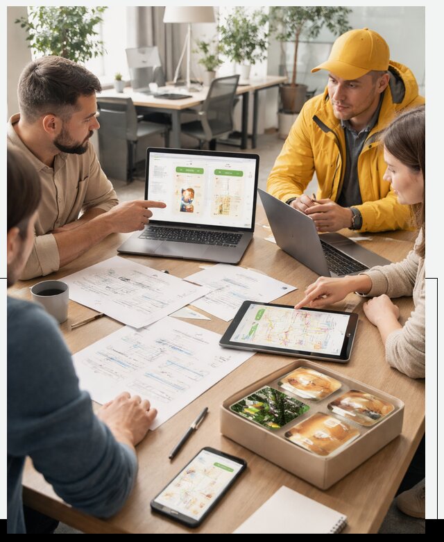 Разработка агрегатора доставки еды в Воронеже от 16112 р., АвикейВрн